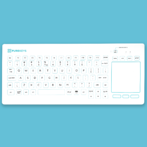 Purekeys Touchpad - medisch toetsenbord - bedraad - wit
