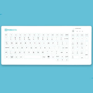 Purekeys Compact - medisch toetsenbord - draadloos- wit
