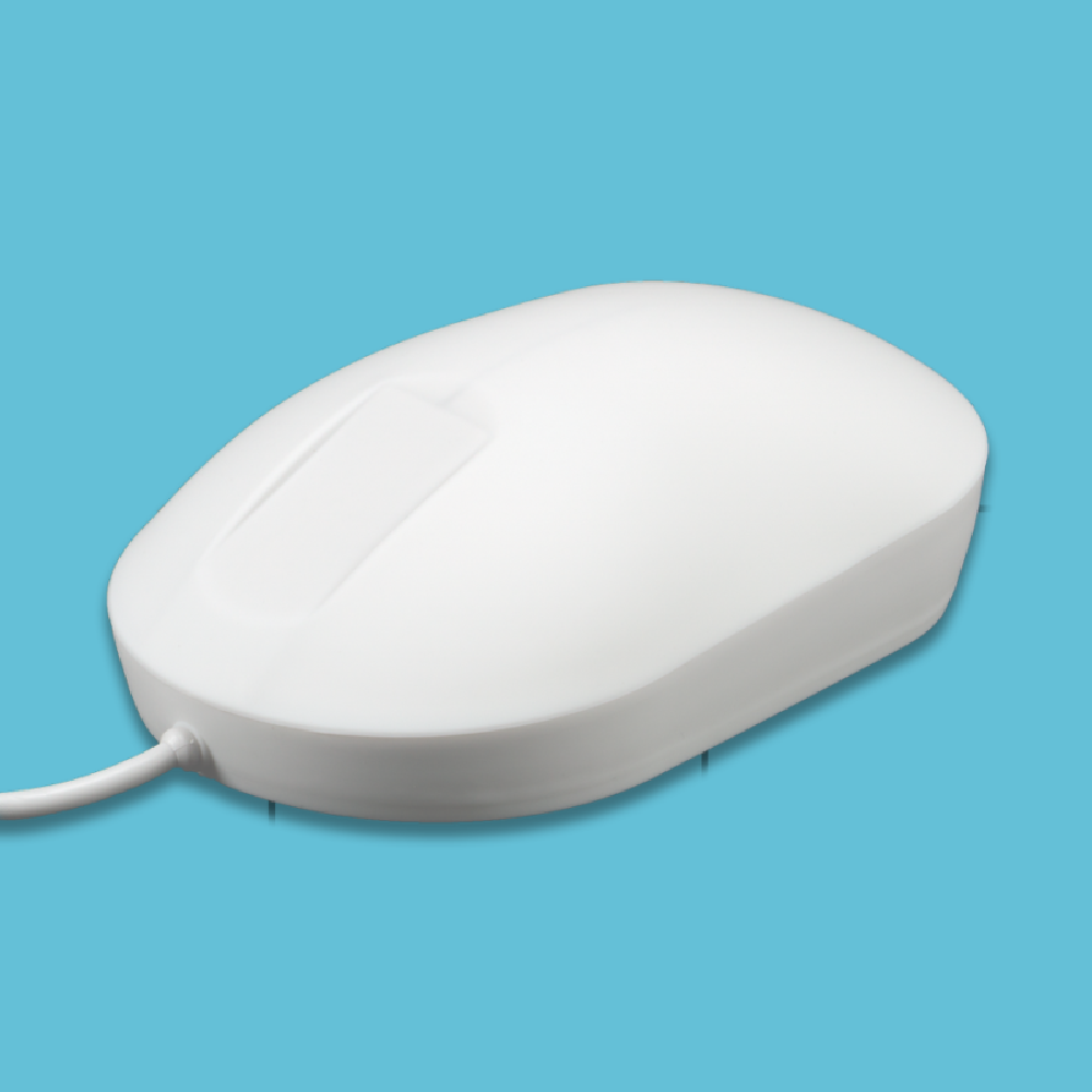 Purekeys Muis - medisch - bedraad - wit