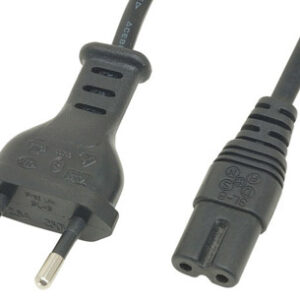 Figure 8 power cable / stroomkabel zwart